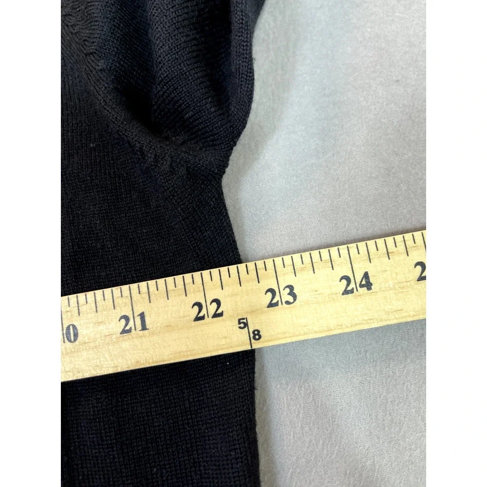 Jos.‎ A. Bank Sweater Merino Wool Large mens Black Sweatshirt
